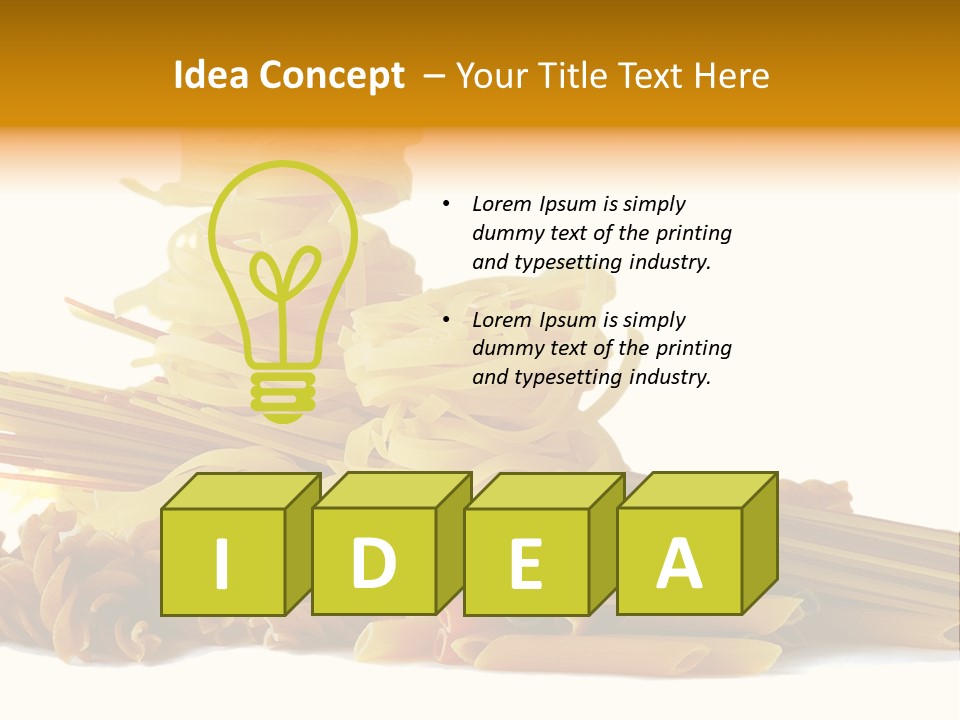 Food Yellow Brown PowerPoint Template