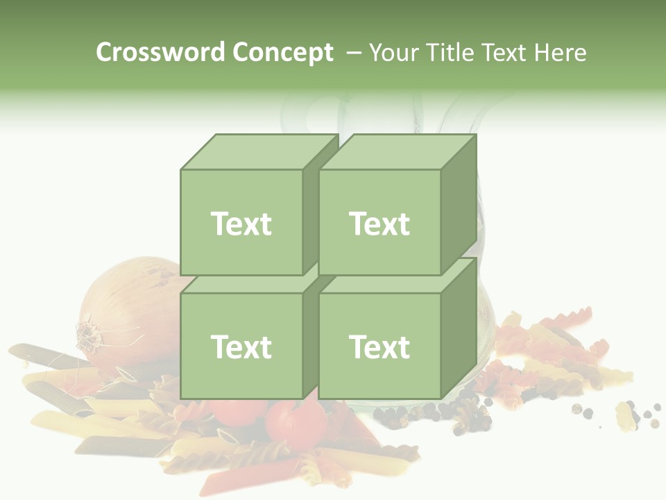 Yellow Pepper Tomato PowerPoint Template