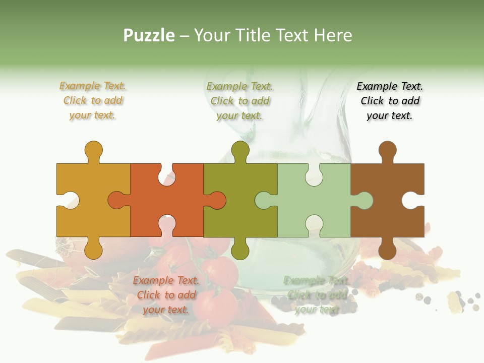 Yellow Pepper Tomato PowerPoint Template