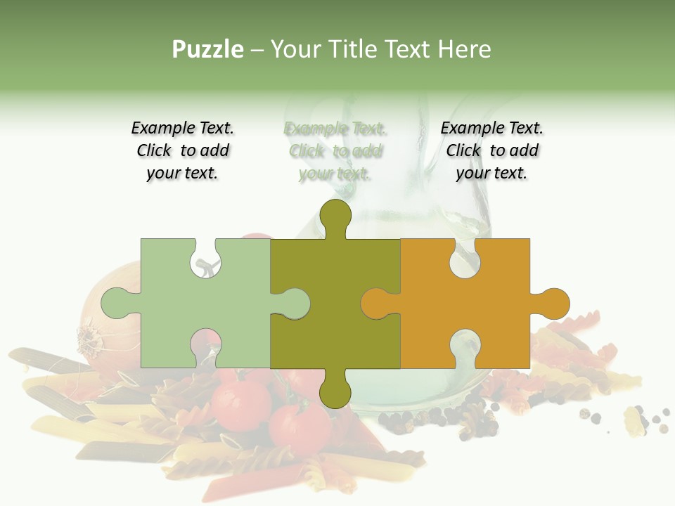 Yellow Pepper Tomato PowerPoint Template