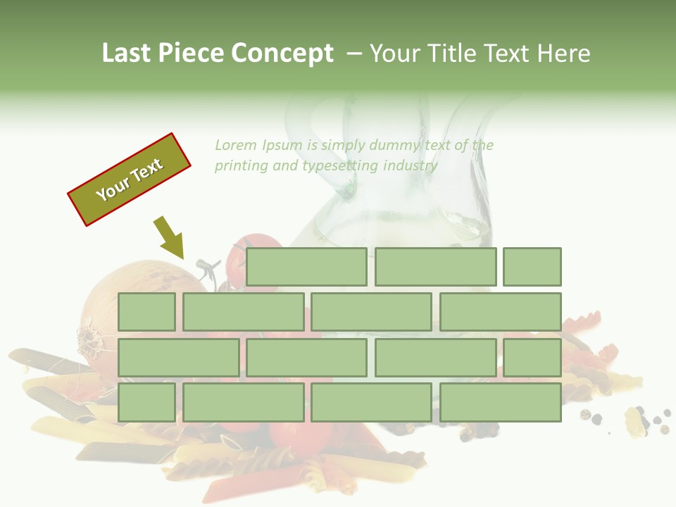 Yellow Pepper Tomato PowerPoint Template