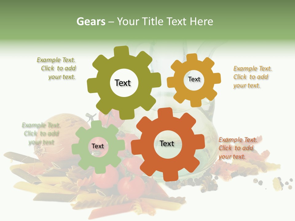 Yellow Pepper Tomato PowerPoint Template