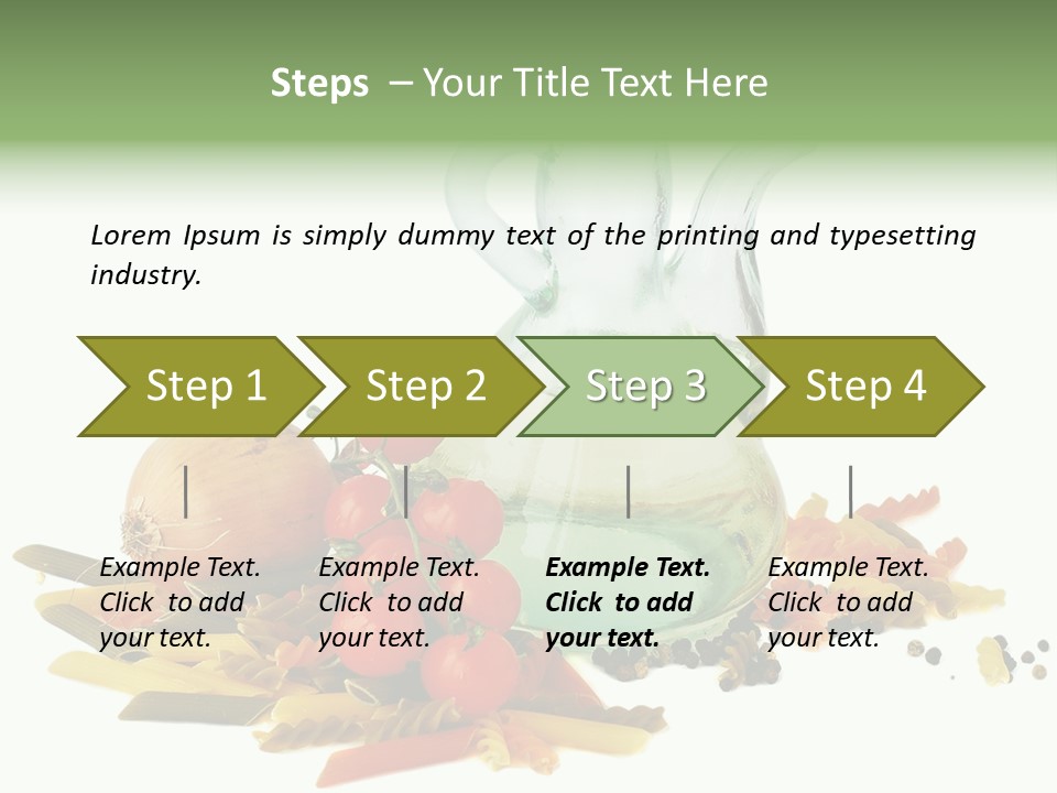 Yellow Pepper Tomato PowerPoint Template