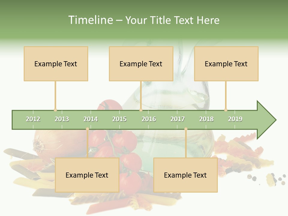 Yellow Pepper Tomato PowerPoint Template