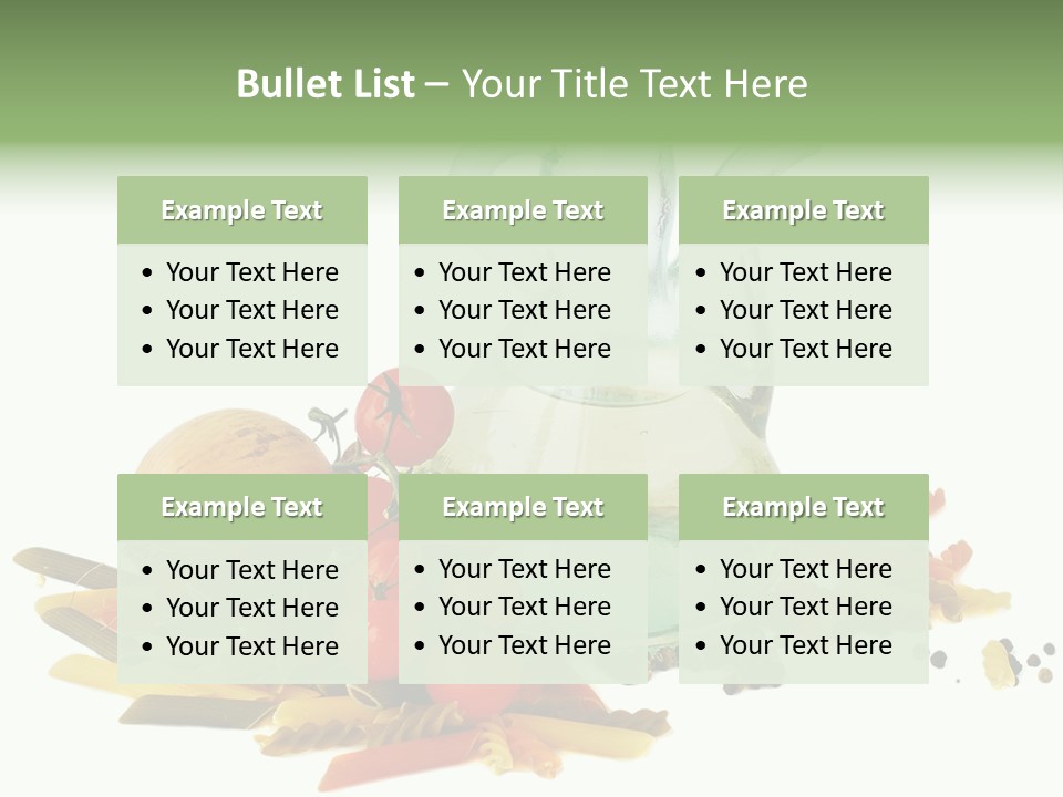 Yellow Pepper Tomato PowerPoint Template