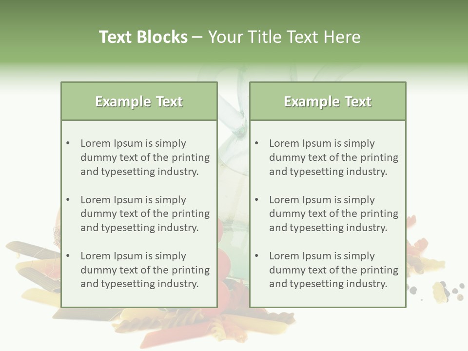 Yellow Pepper Tomato PowerPoint Template