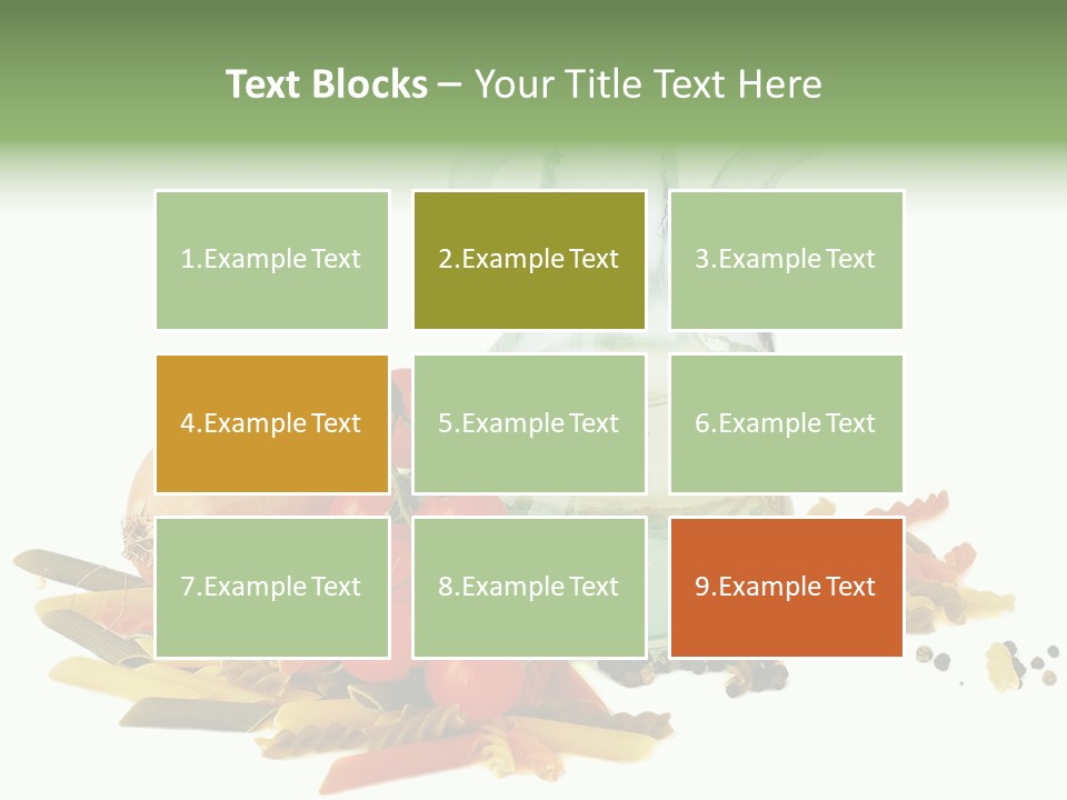 Yellow Pepper Tomato PowerPoint Template