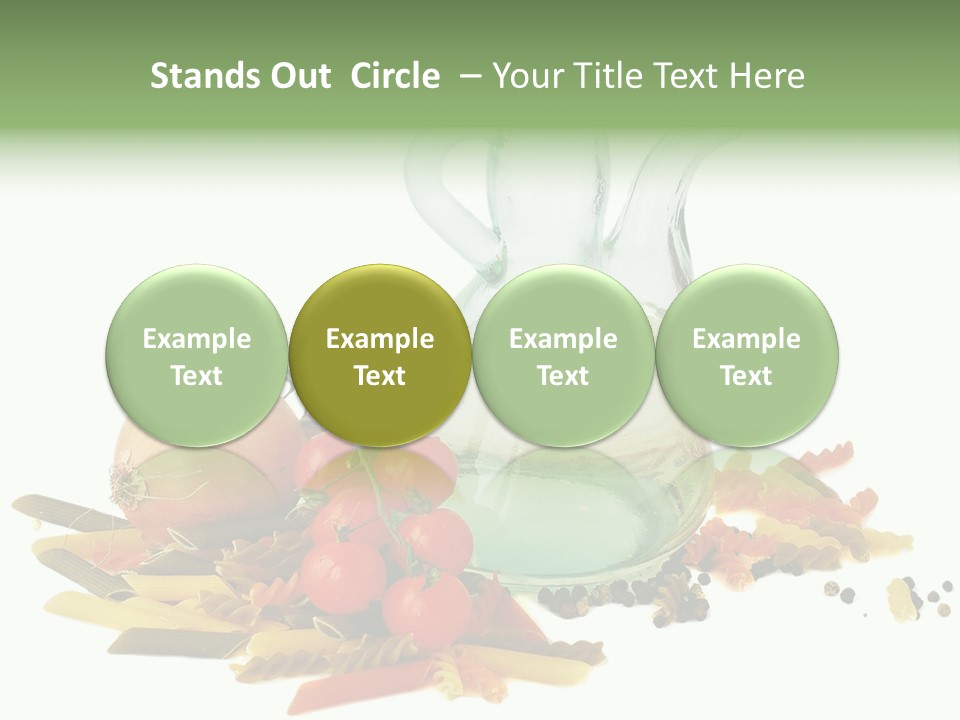 Yellow Pepper Tomato PowerPoint Template