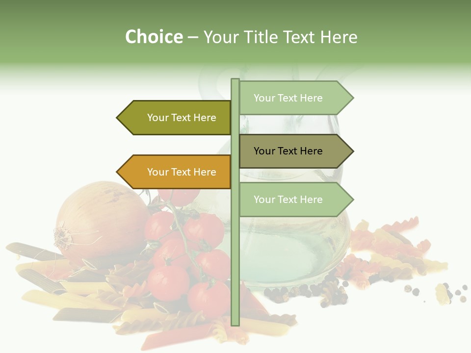 Yellow Pepper Tomato PowerPoint Template