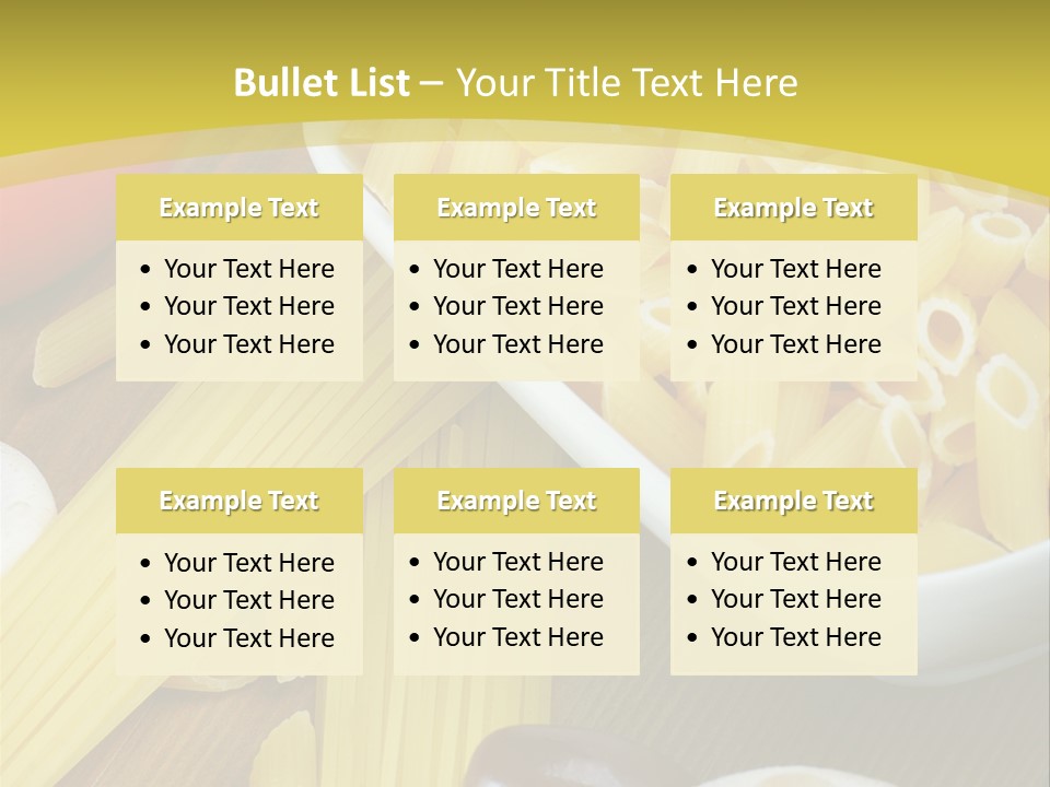 Natural Eating Prepared PowerPoint Template