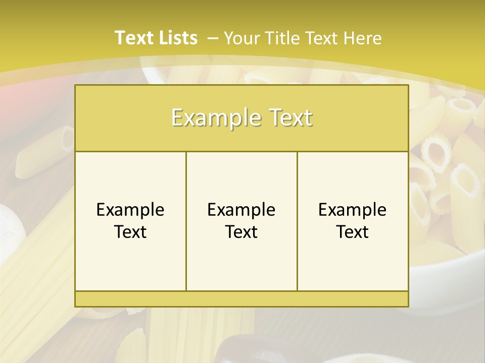 Natural Eating Prepared PowerPoint Template