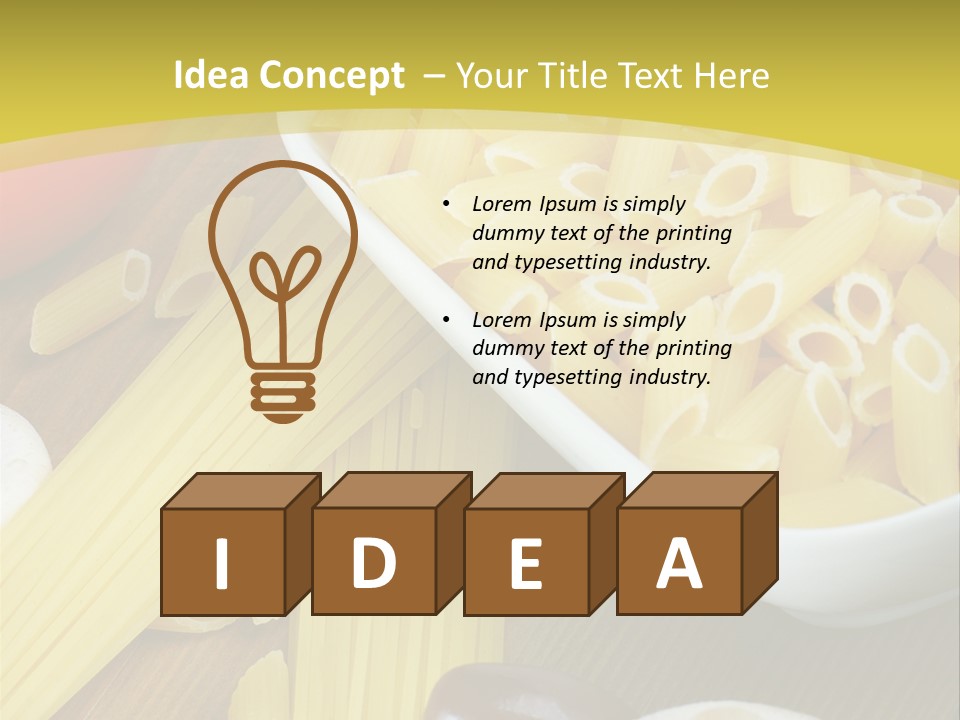 Natural Eating Prepared PowerPoint Template