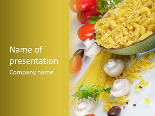 Meal Olive Italian PowerPoint Template