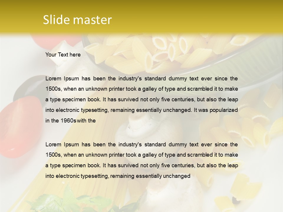 Meal Olive Italian PowerPoint Template