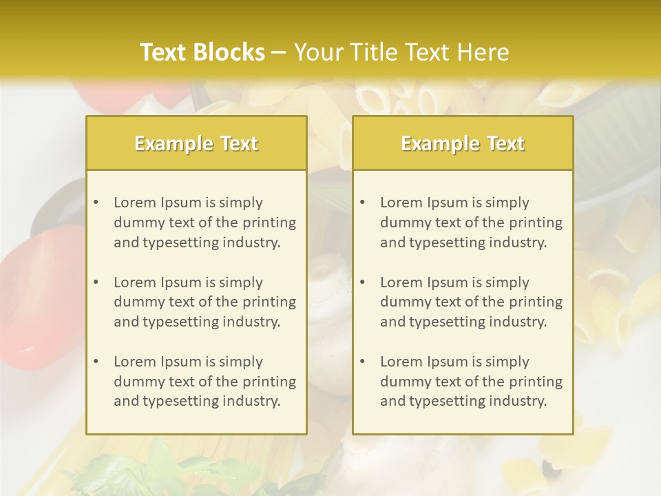 Meal Olive Italian PowerPoint Template