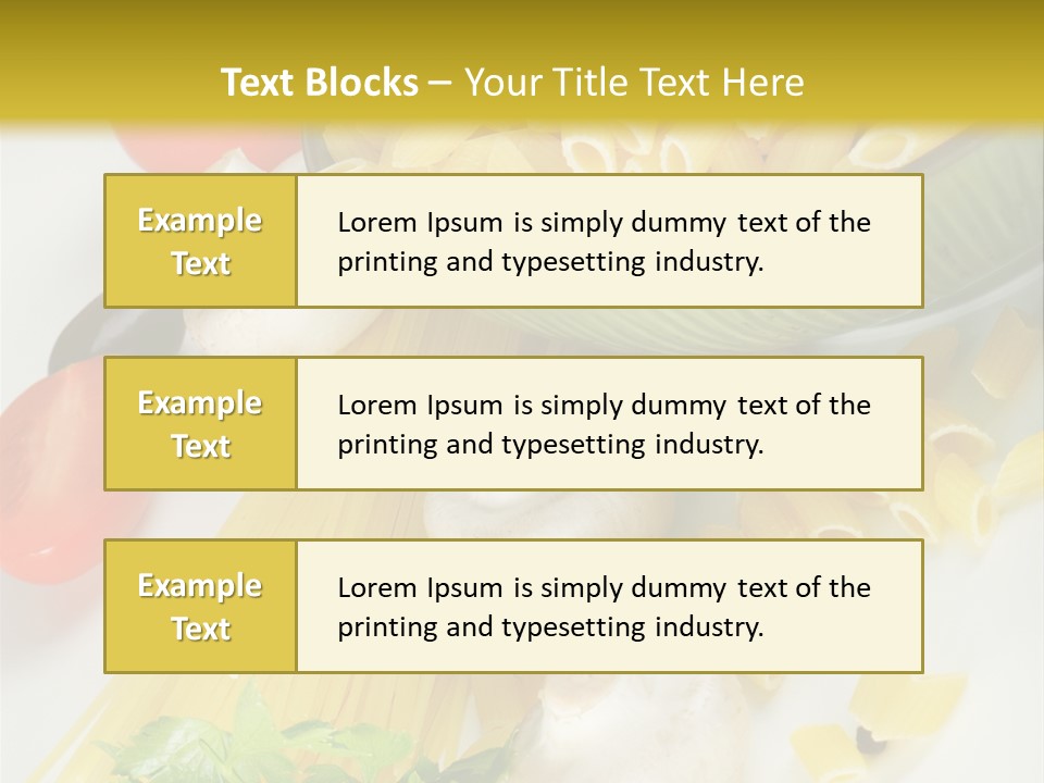 Meal Olive Italian PowerPoint Template