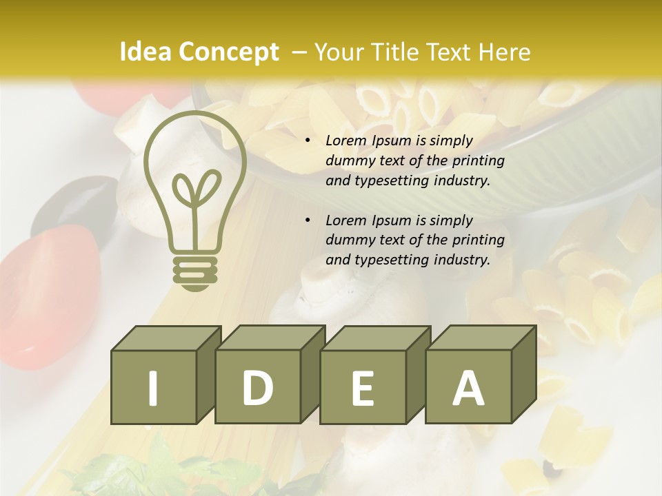 Meal Olive Italian PowerPoint Template