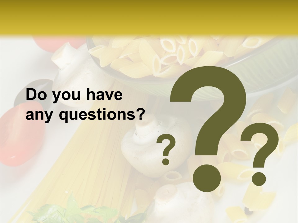 Meal Olive Italian PowerPoint Template