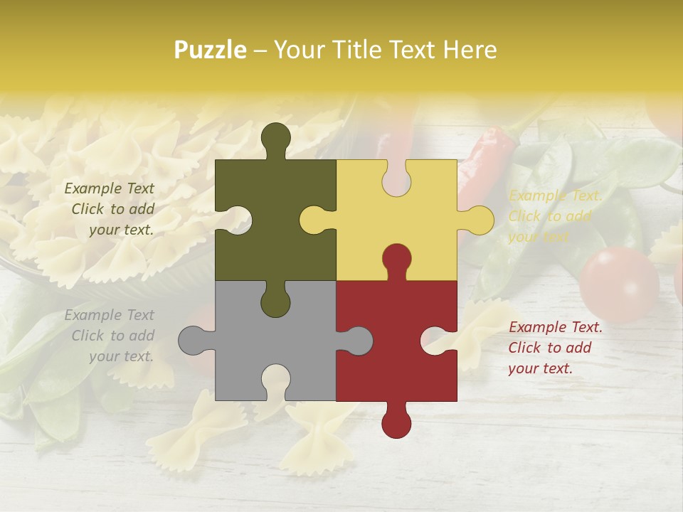 Black Natural Cruet PowerPoint Template