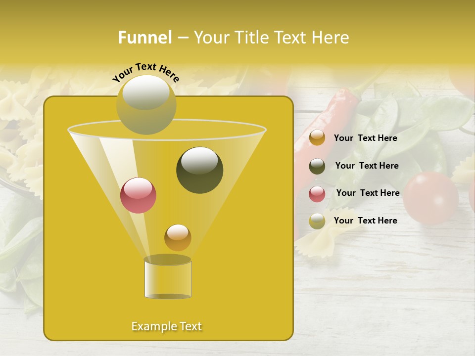 Black Natural Cruet PowerPoint Template