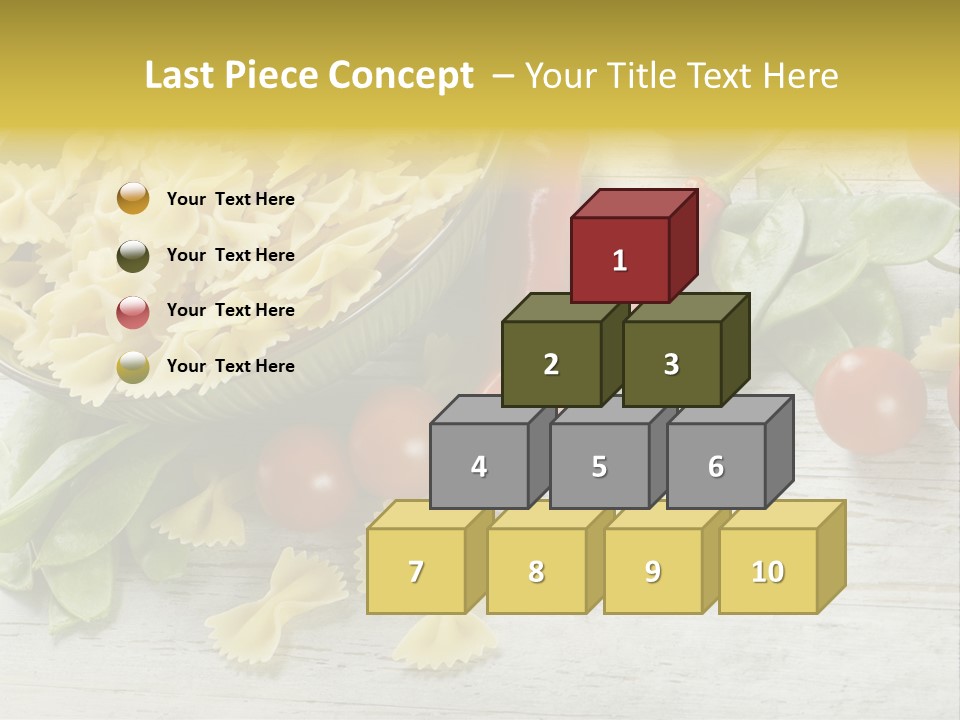 Black Natural Cruet PowerPoint Template