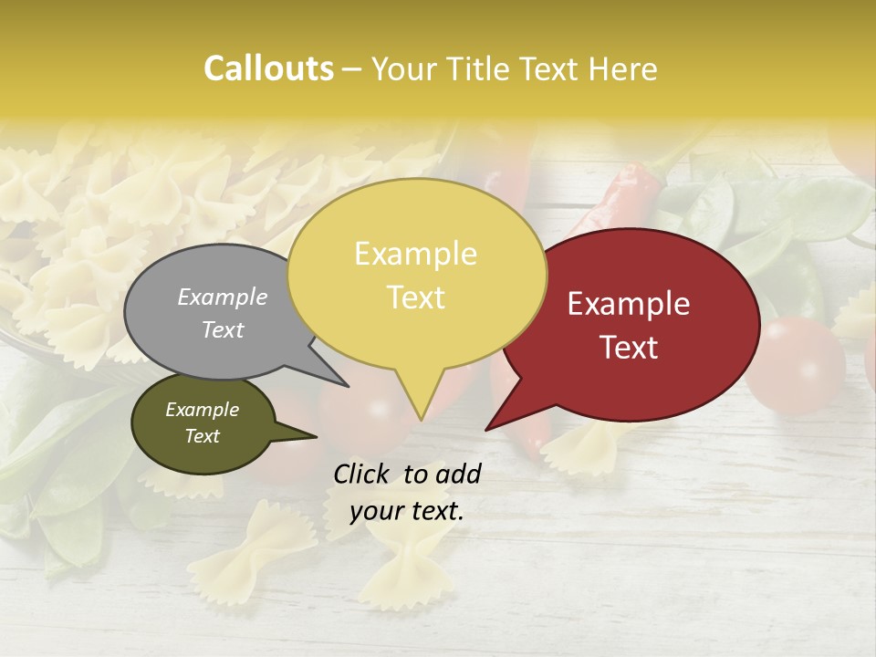 Black Natural Cruet PowerPoint Template