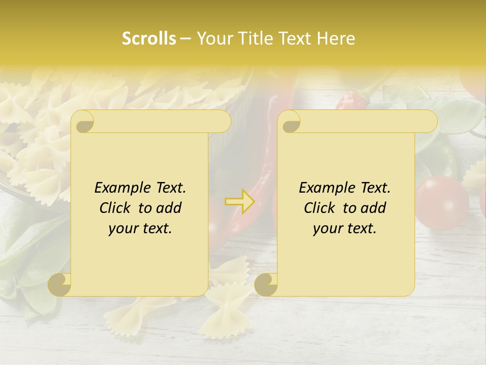 Black Natural Cruet PowerPoint Template