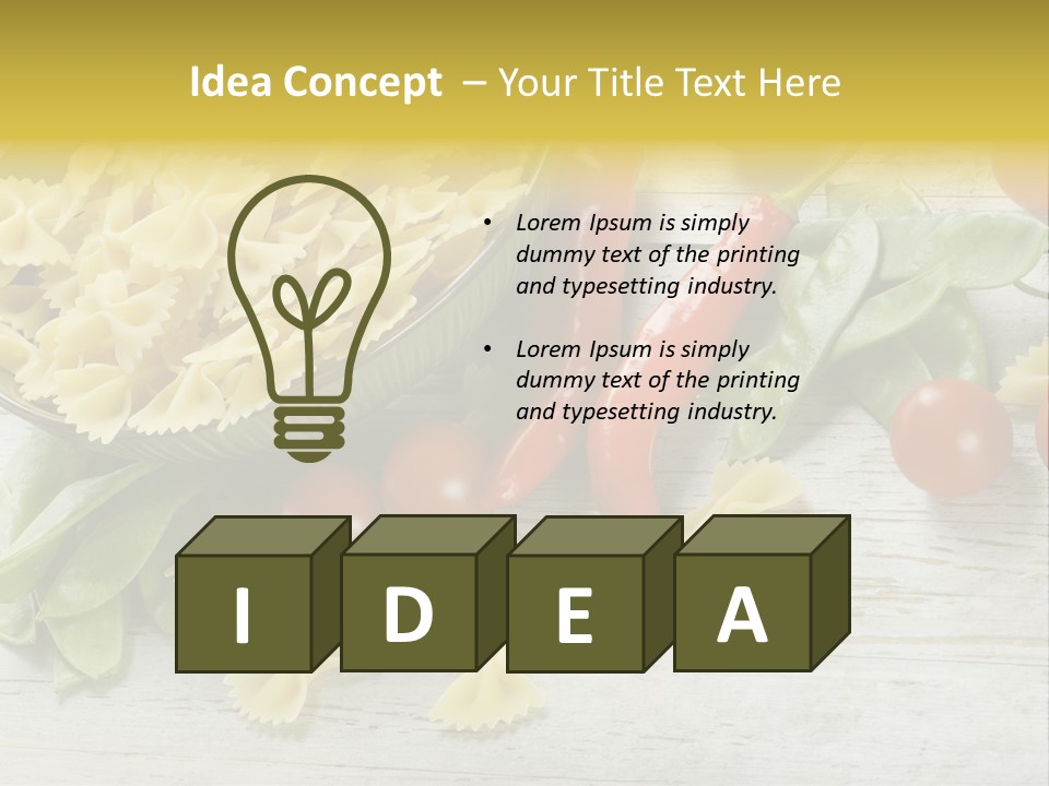 Black Natural Cruet PowerPoint Template