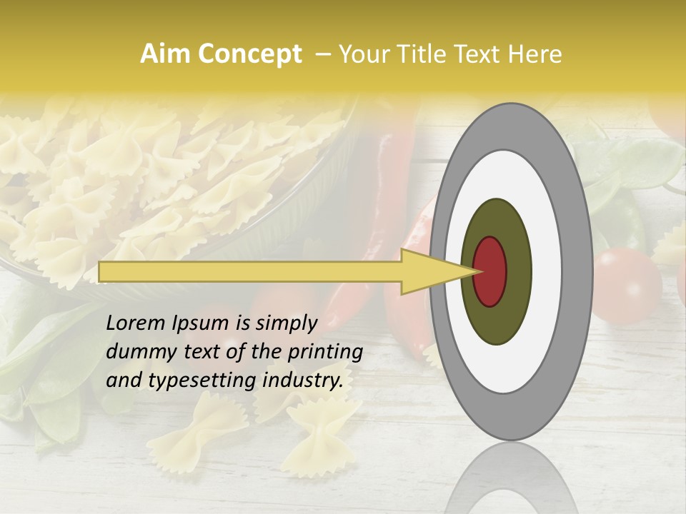 Black Natural Cruet PowerPoint Template