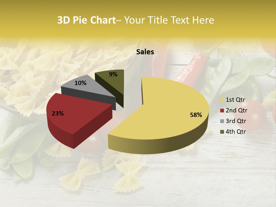Black Natural Cruet PowerPoint Template