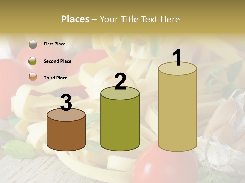 Tasty Macaroni Garlic PowerPoint Template