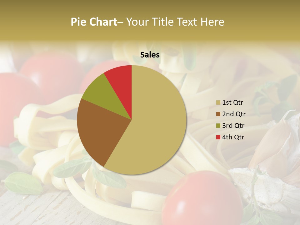 Tasty Macaroni Garlic PowerPoint Template