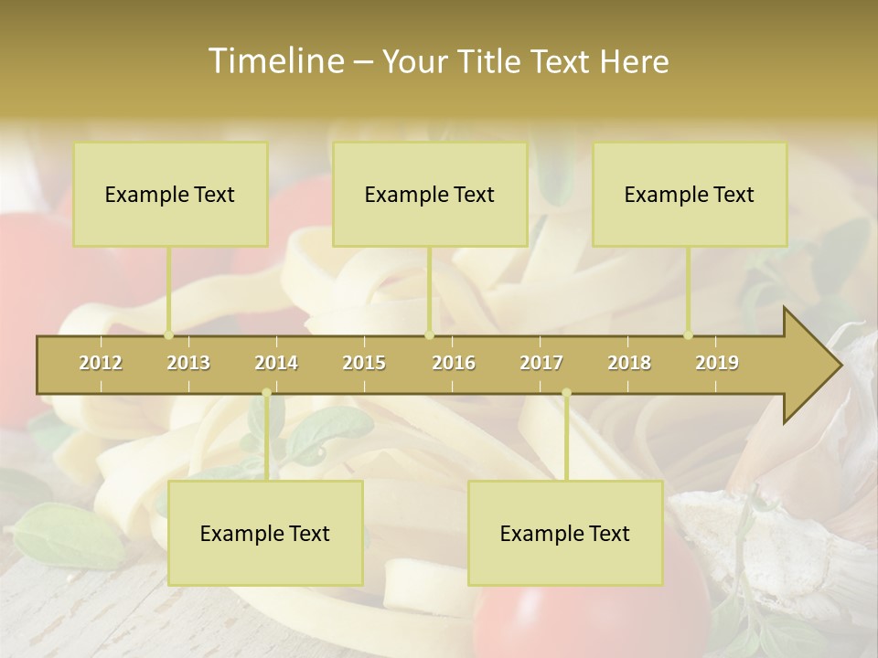 Tasty Macaroni Garlic PowerPoint Template