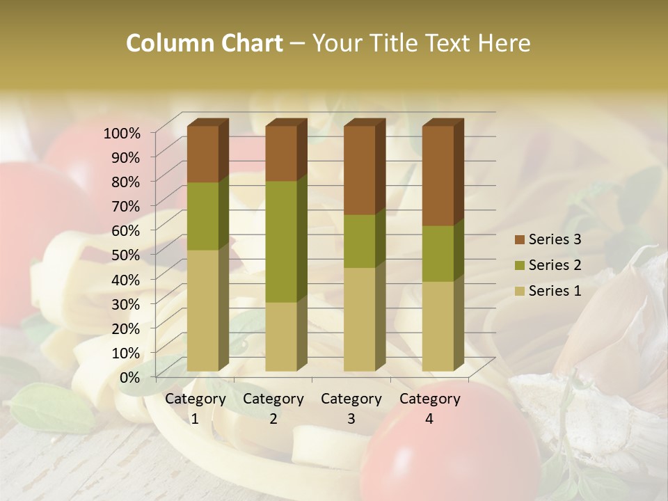 Tasty Macaroni Garlic PowerPoint Template