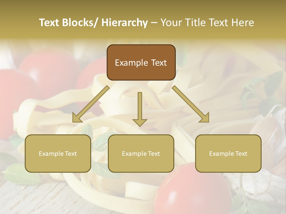 Tasty Macaroni Garlic PowerPoint Template
