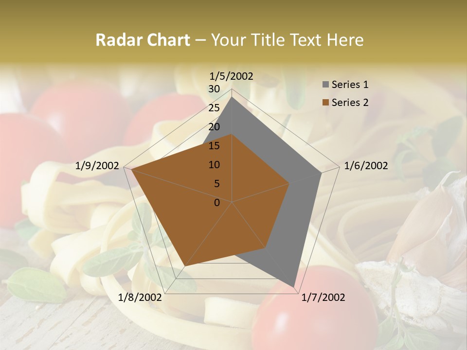 Tasty Macaroni Garlic PowerPoint Template