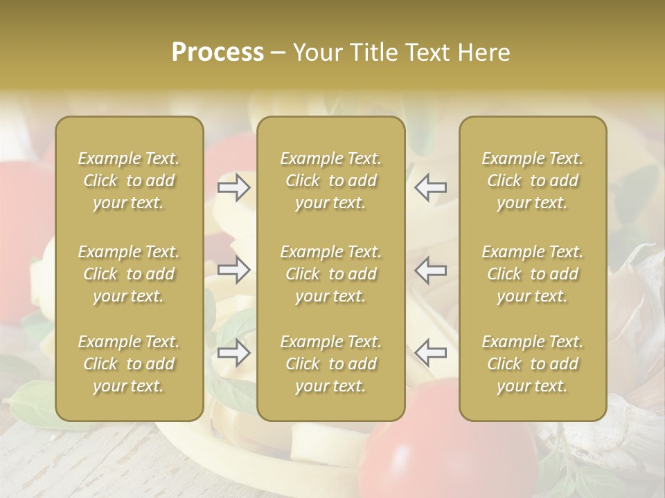 Tasty Macaroni Garlic PowerPoint Template