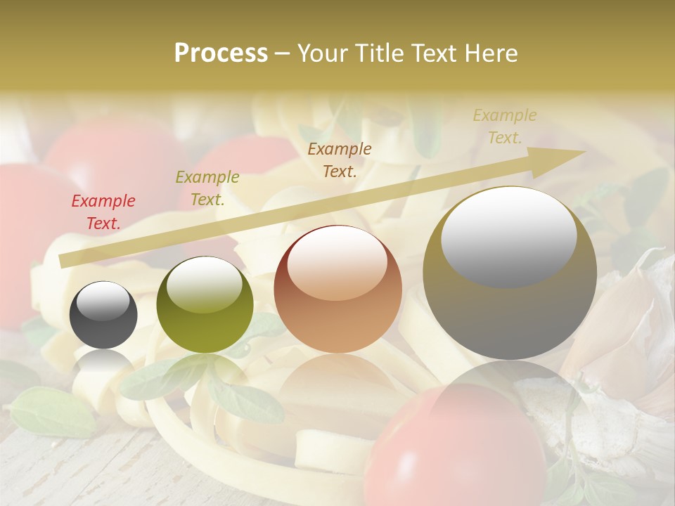 Tasty Macaroni Garlic PowerPoint Template