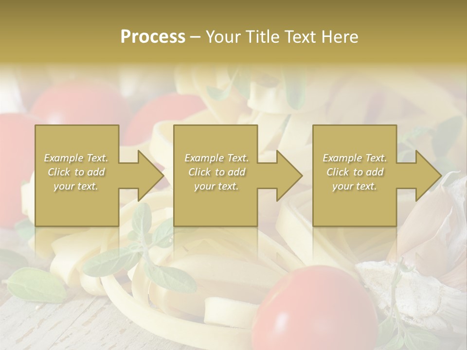 Tasty Macaroni Garlic PowerPoint Template