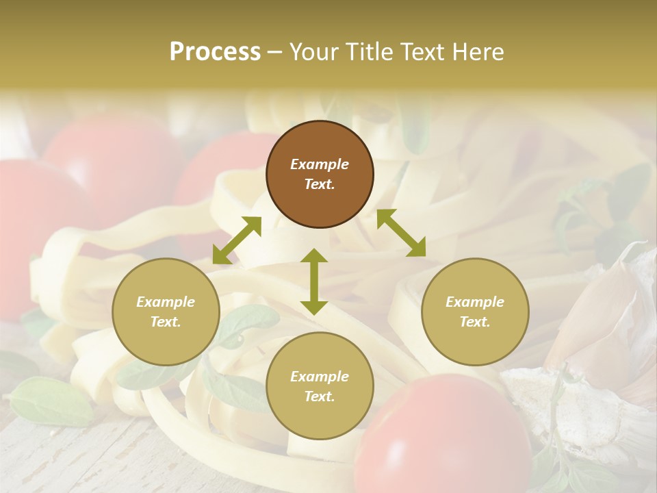 Tasty Macaroni Garlic PowerPoint Template