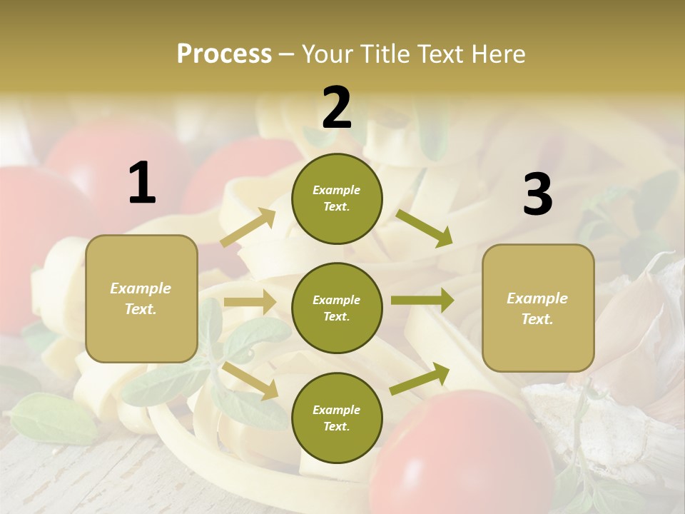 Tasty Macaroni Garlic PowerPoint Template