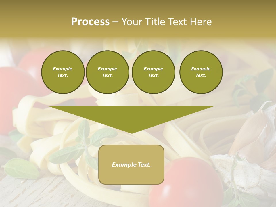 Tasty Macaroni Garlic PowerPoint Template