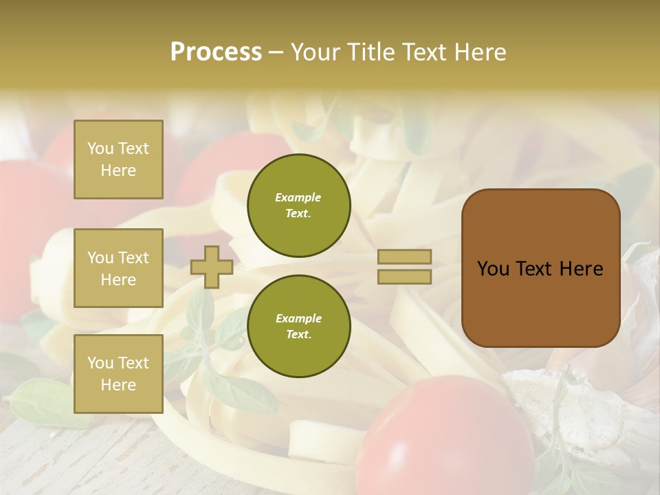 Tasty Macaroni Garlic PowerPoint Template