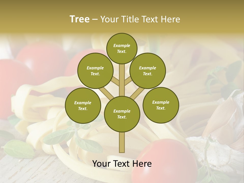 Tasty Macaroni Garlic PowerPoint Template