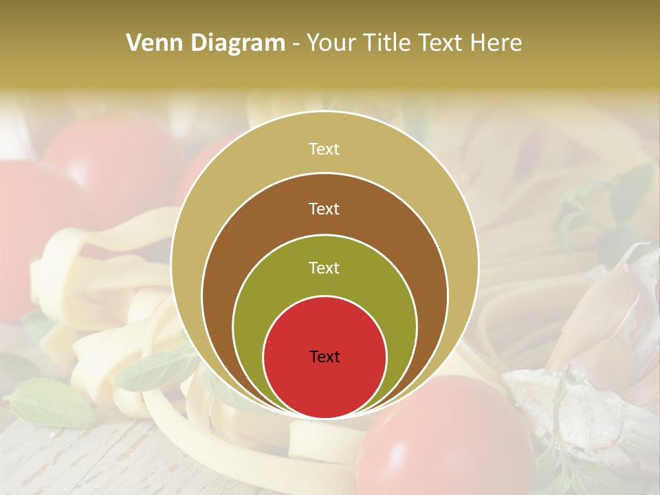 Tasty Macaroni Garlic PowerPoint Template