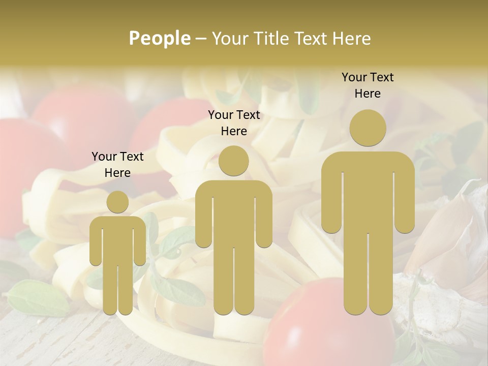 Tasty Macaroni Garlic PowerPoint Template