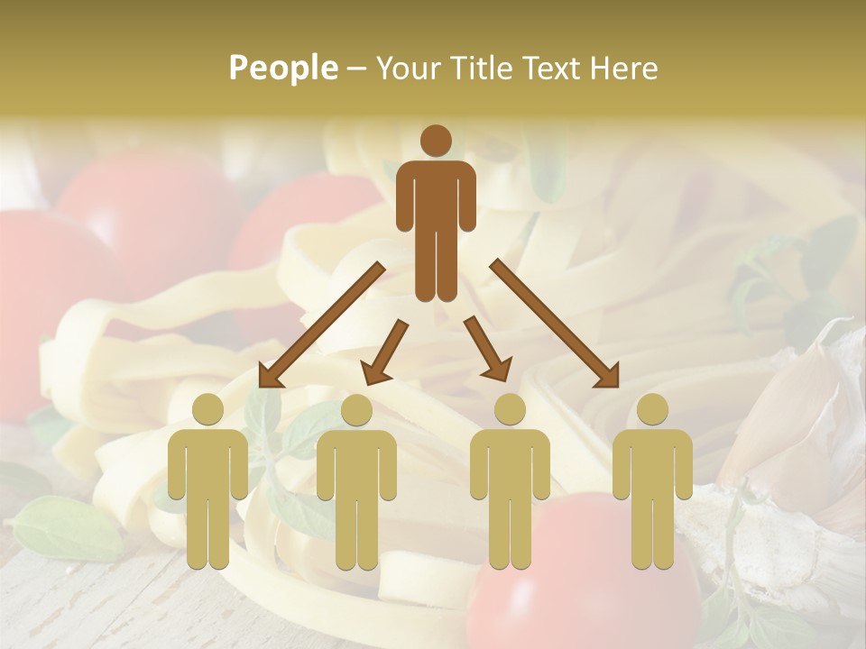 Tasty Macaroni Garlic PowerPoint Template