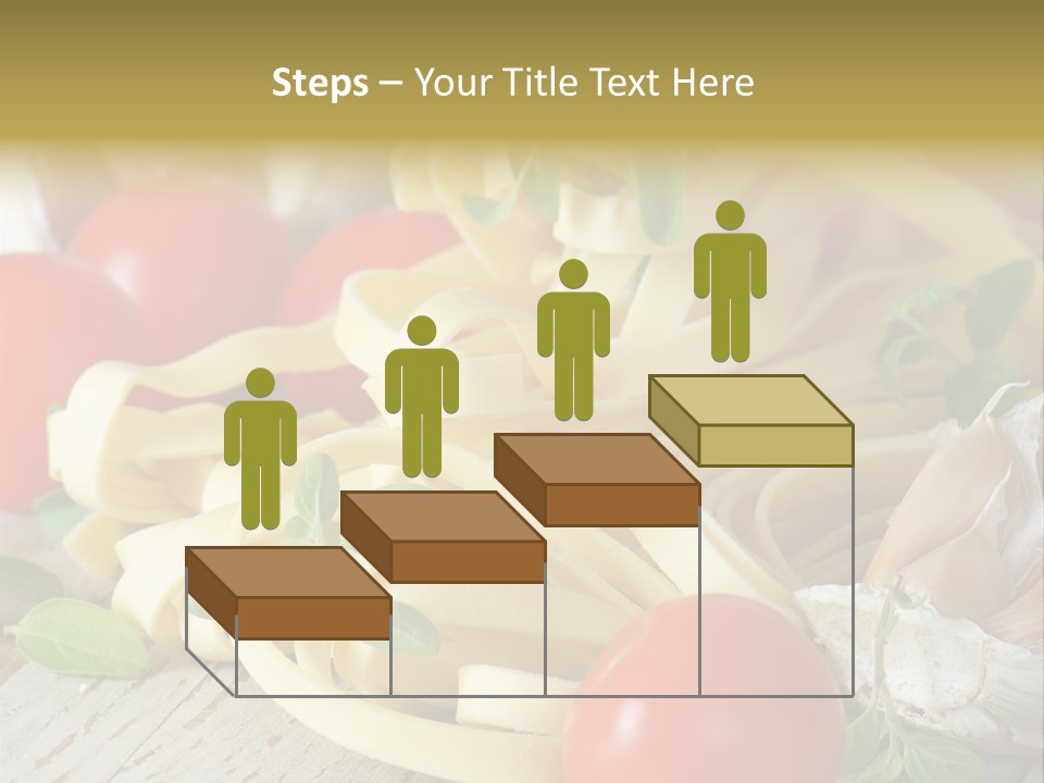 Tasty Macaroni Garlic PowerPoint Template