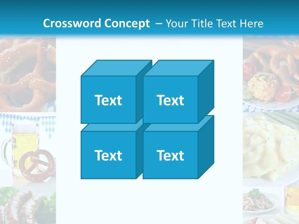 Postkarte Obatzter Bayrisch PowerPoint Template