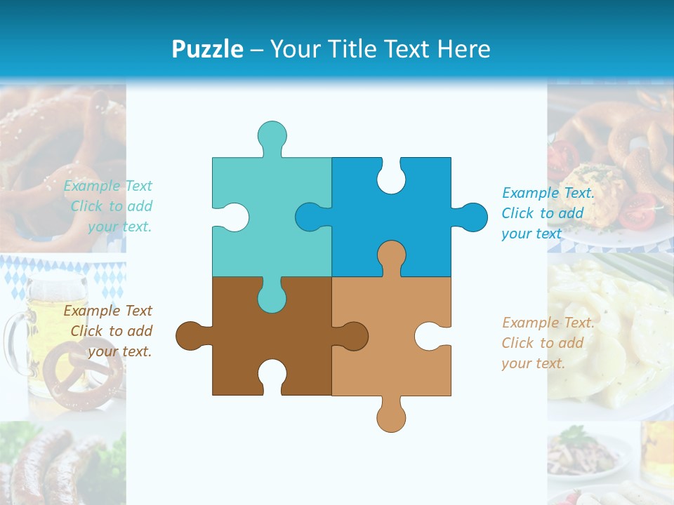 Postkarte Obatzter Bayrisch PowerPoint Template